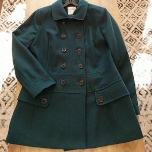 Womens Espirit Double Breasted Wool Peacoat